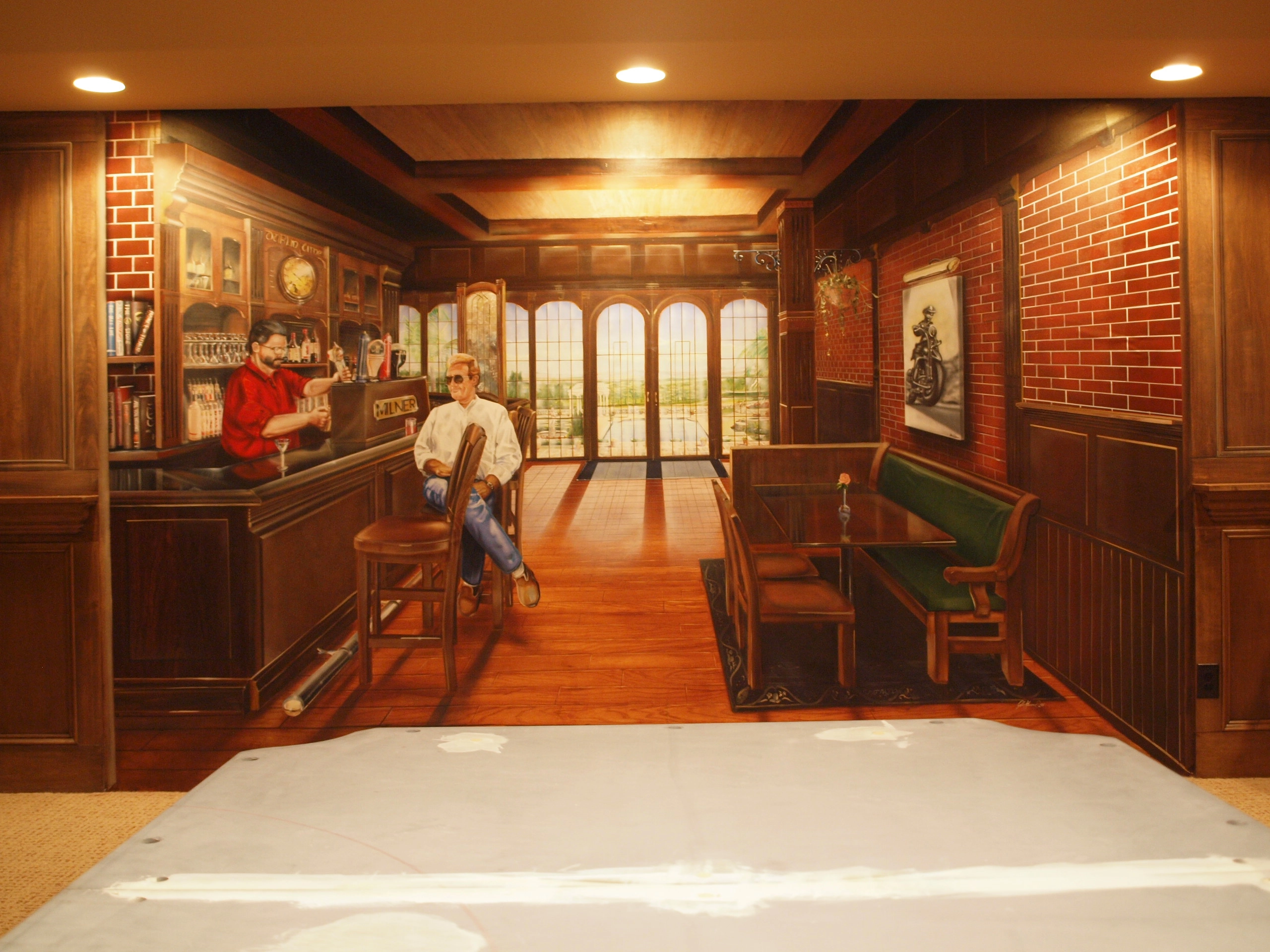 ταπετσαρίες για μπαρ με μπαρ