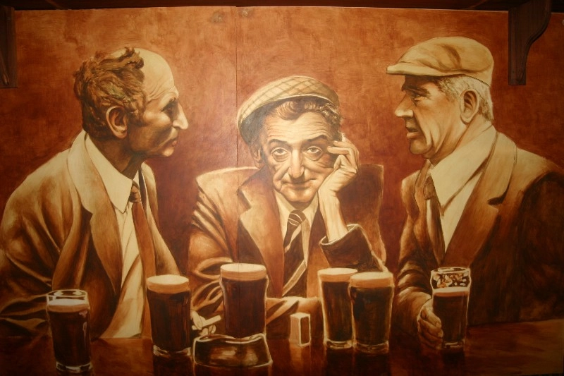 Ταπετσαρίες για μπυραρία