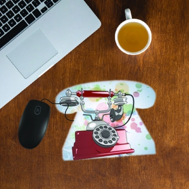 MOUSEPAD ΣΕ ΣΧΗΜΑ ΤΗΛΕΦΩΝΟΥ