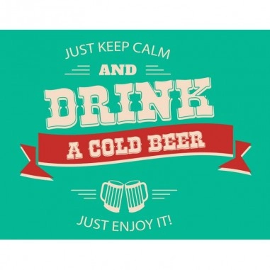Αυτοκόλλητα τοίχου Cold beer