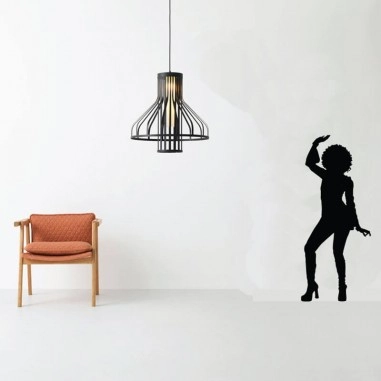 Αυτοκόλλητα τοίχου disco girl