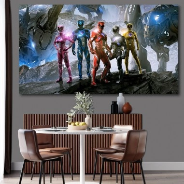 Πίνακας σε καμβά  Power Rangers 