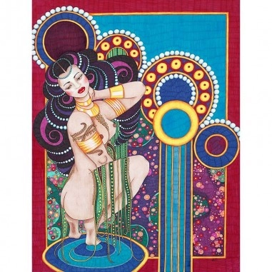 Πίνακας σε καμβά Africa klimt