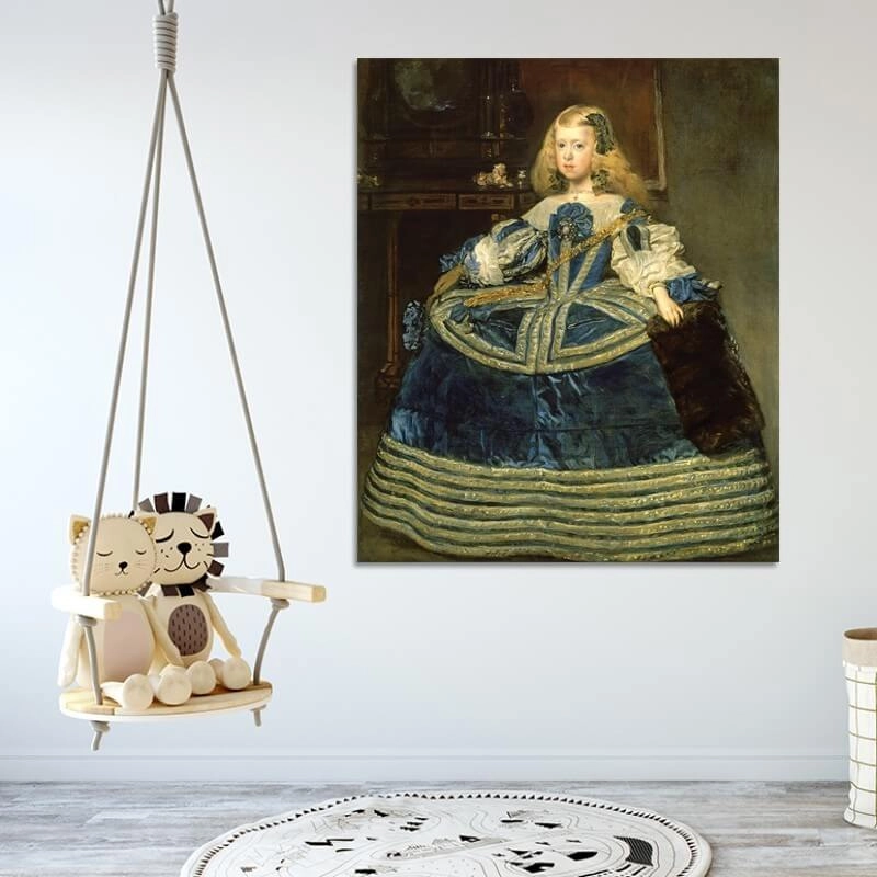 Diego Velzquez - Infanta Margarita Teresa in a Blue Dress