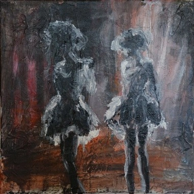 Πίνακας σε καμβά Girls 
