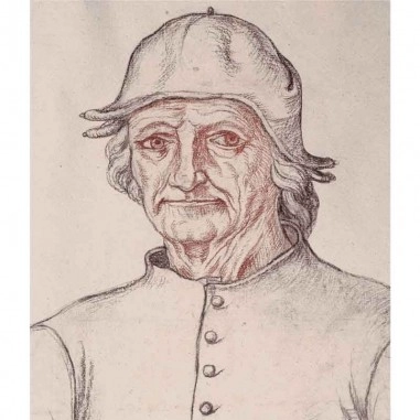 Πίνακας σε καμβά Hieronymus Bosch - Portrait Sketch