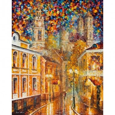 Πίνακας σε καμβά με CITY IN THE NIGHT