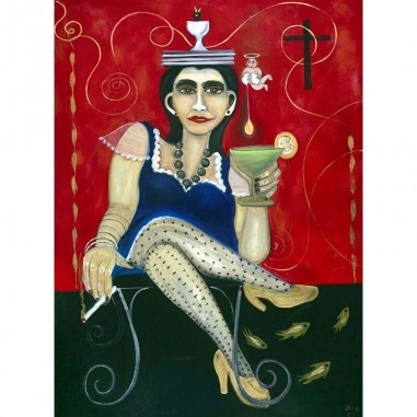 Πίνακας σε καμβά με EGG MARTINI