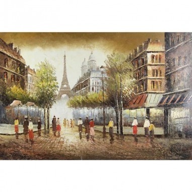 Πίνακας σε καμβά με EIFEL TOWER