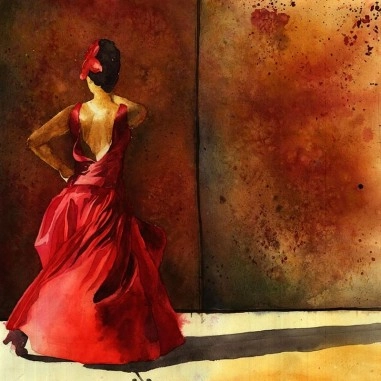 Πίνακας σε καμβά με FLAMENCO BY MDYLINKA