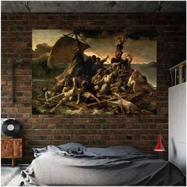 Πίνακας σε καμβά με J.L.T.GERICAULT LABAL SADELAMEDUS
