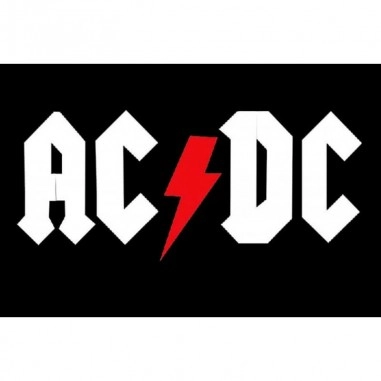 Πίνακας σε καμβά με τους ACDC (logo)