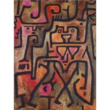 Πίνακας σε καμβά Paul Klee Forest Witches