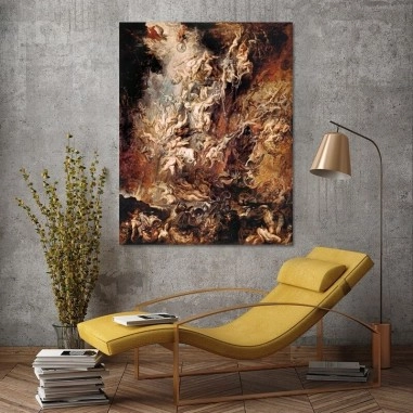 Πίνακας σε καμβά Peter Paul Rubens - The Fall of the Damned