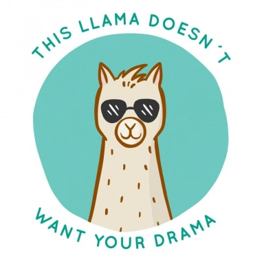 T-shirt Llama Drama