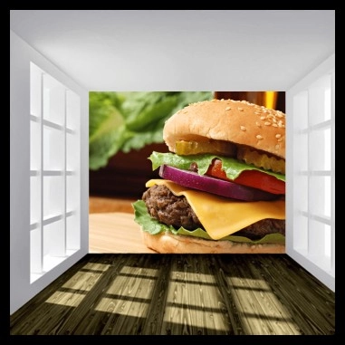 Ταπετσαρία με Burger