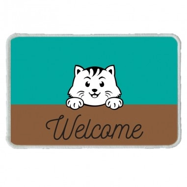 Χαλάκι εισόδου Welcome cat