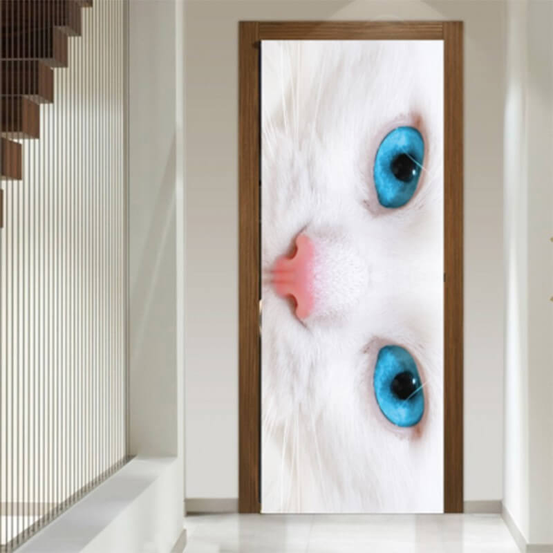 Αυτοκόλλητα πόρτας Γάτα