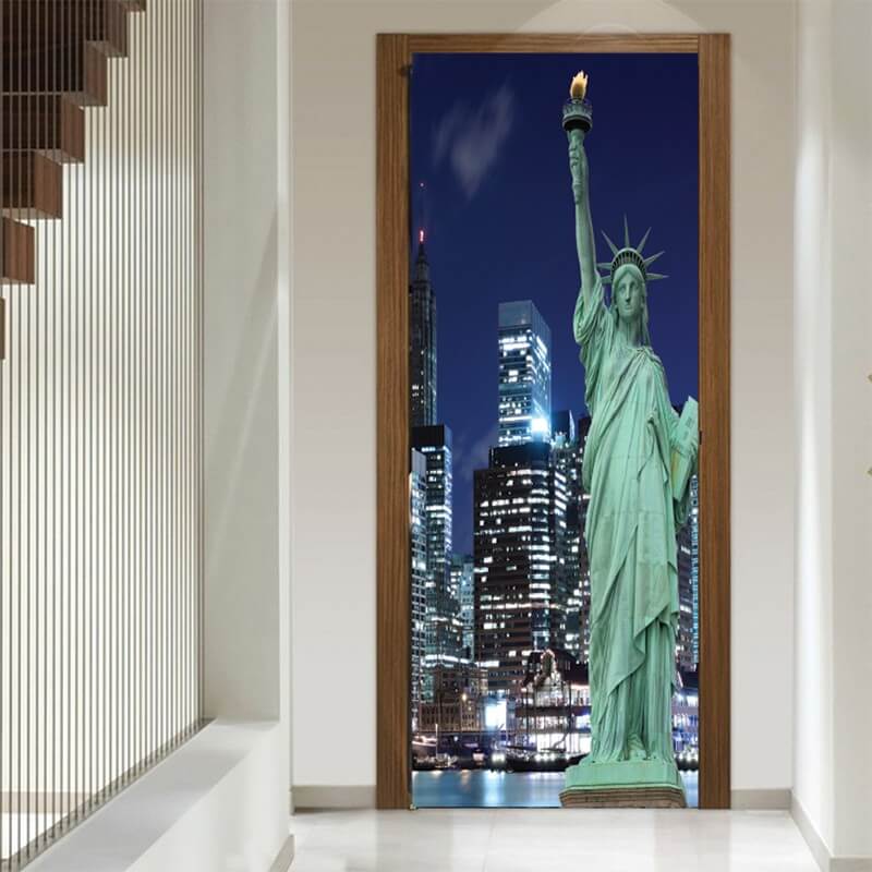 Αυτοκόλλητα πόρτας New York 85x220 Αυτοκόλλητα πόρτας