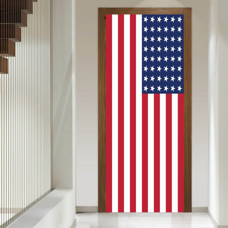 Αυτοκόλλητα πόρτας σημαία της Αμερικής