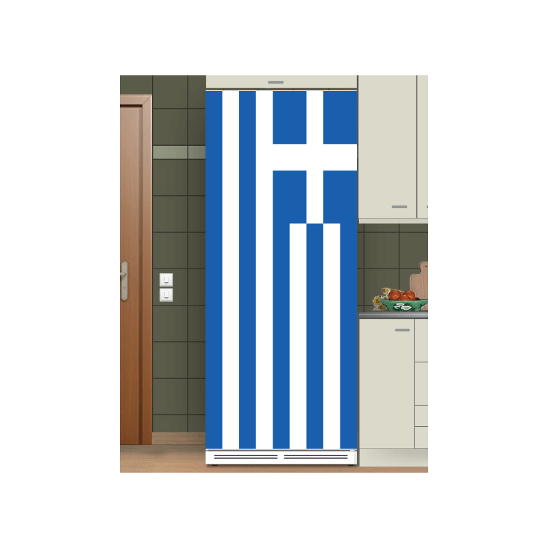 Αυτοκόλλητα ψυγείου Greek flag