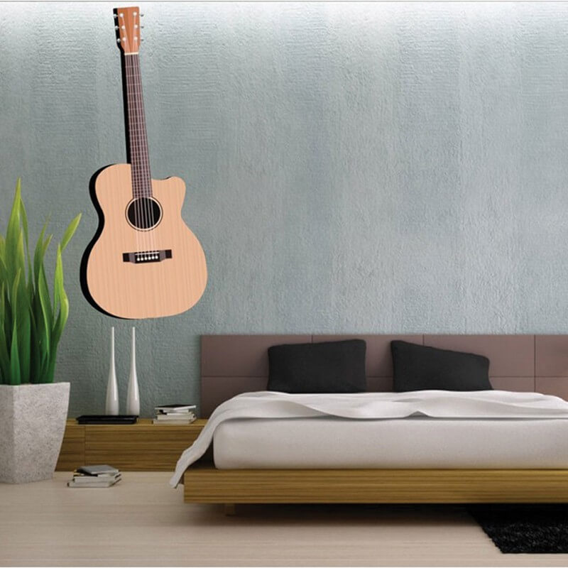 Αυτοκόλλητα τοίχου Κλασική κιθάρα