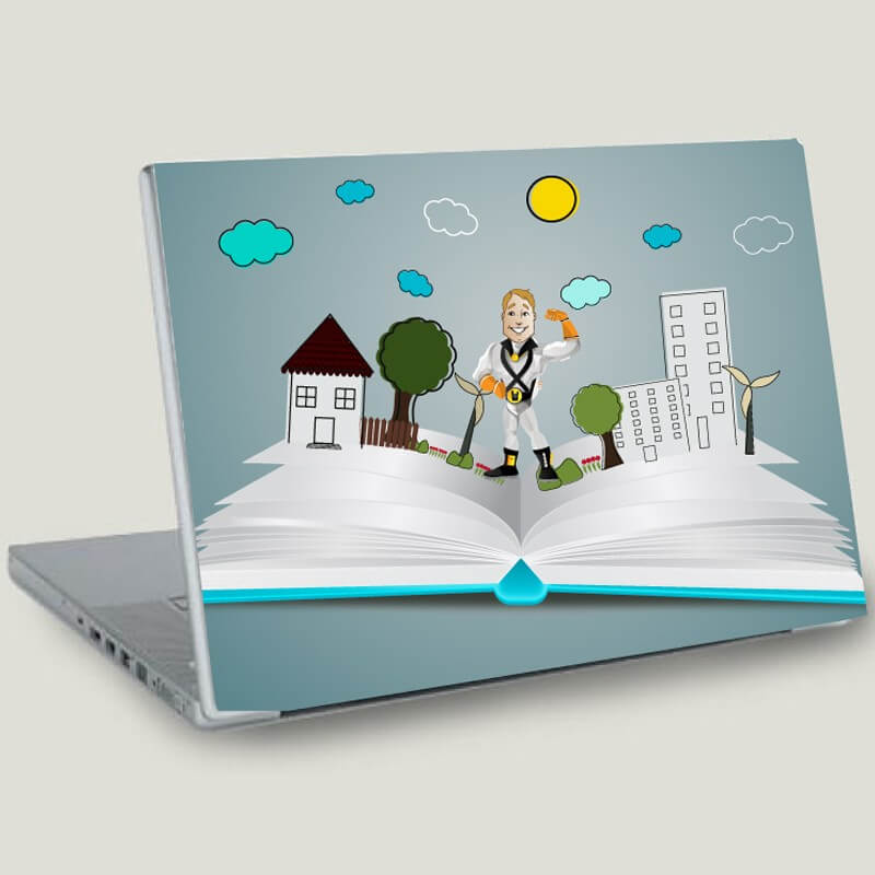 Αυτοκόλλητο λάπτοπ Book laptop