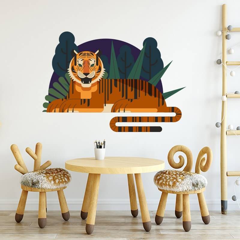 Αυτοκόλλητο τοίχου Τίγρης