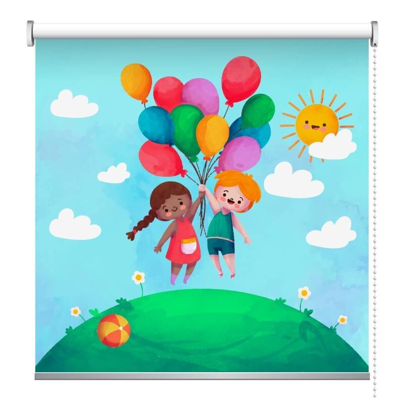  Παιδάκια Με Μπαλόνια