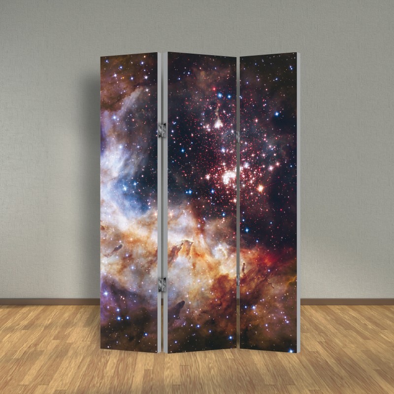 Παραβάν Nebula 5 80x160 Μουσαμά Δύο όψεις