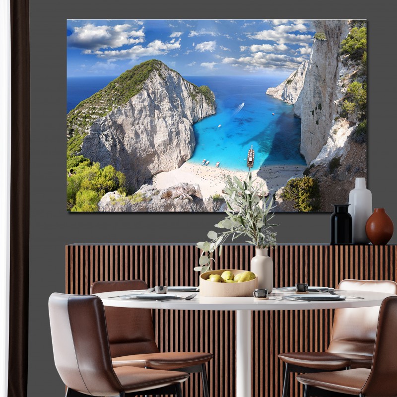 Πίνακας σε καμβα ζακυνθος 2 125x80 Τελαρωμένος καμβάς σε ξύλο με πάχος 2cm