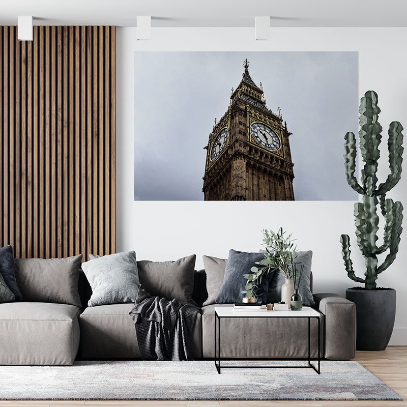Πίνακας σε καμβά Big Ben 90x60 Τελαρωμένος καμβάς σε ξύλο με πάχος 2cm