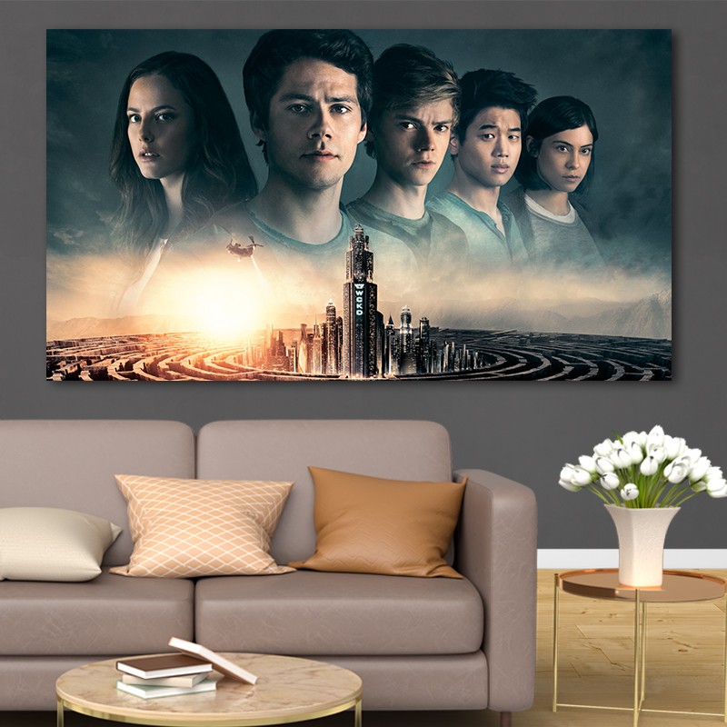 Πίνακας σε καμβά Maze Runner- The Death Cure 178x100 Τελαρωμένος καμβάς σε ξύλο με πάχος 2cm