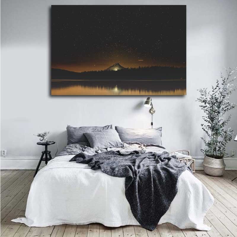 Πίνακας σε καμβα Night 105x70 Τελαρωμένος καμβάς σε ξύλο με πάχος 2cm