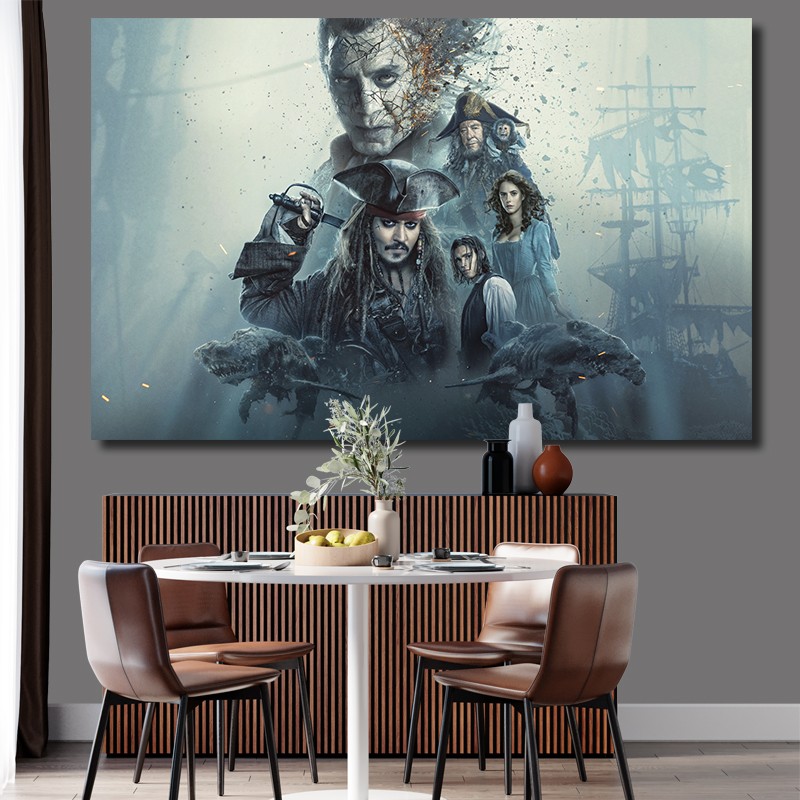 Πίνακας σε καμβά Pirates Of The Caribbean- Dead Men Tell No Tales 2 192x120 Τελαρωμένος καμβάς σε ξύλο με πάχος 2cm