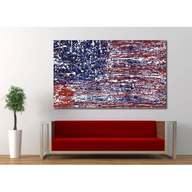 Πίνακας σε καμβά American Deaf Culture Cynthia Weitze 110x165 Τελαρωμένος καμβάς σε ξύλο με πάχος 2cm