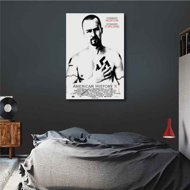 Πίνακας σε καμβά American History X 90x128 Τελαρωμένος καμβάς σε ξύλο με πάχος 2cm