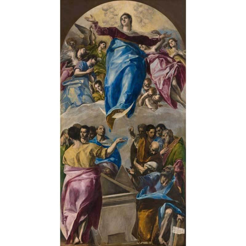 Πίνακας σε καμβά Assumption of the Virgin-El Greco
