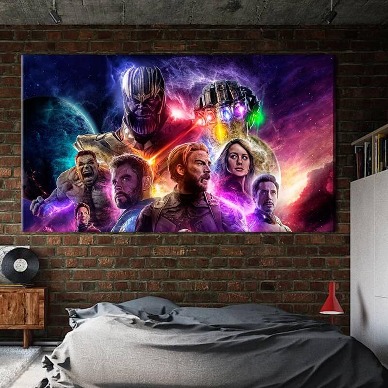 Πίνακας σε καμβά Avengers Endgame 89x50 Τελαρωμένος καμβάς σε ξύλο με πάχος 2cm