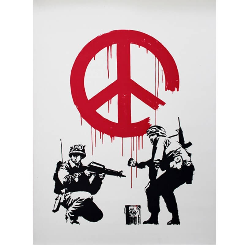 Πίνακας σε καμβά Banksy - CNS