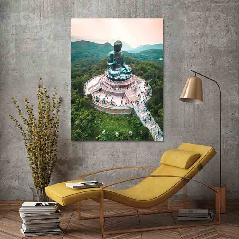 Πίνακας σε καμβά Big Buddha Hong Kong