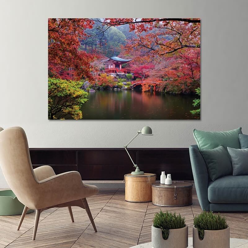 Πίνακας σε καμβά Daigoji Temple Kyoto 68x45 Τελαρωμένος καμβάς σε ξύλο με πάχος 2cm