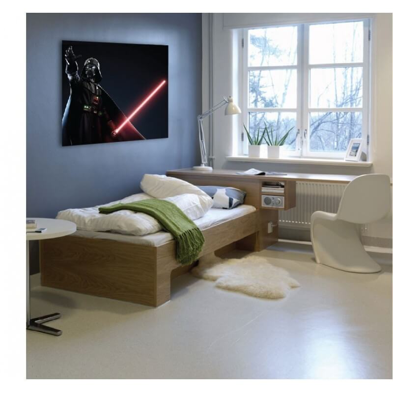 Πίνακας σε καμβά Darth Vader 110x110 Τελαρωμένος καμβάς σε ξύλο με πάχος 2cm