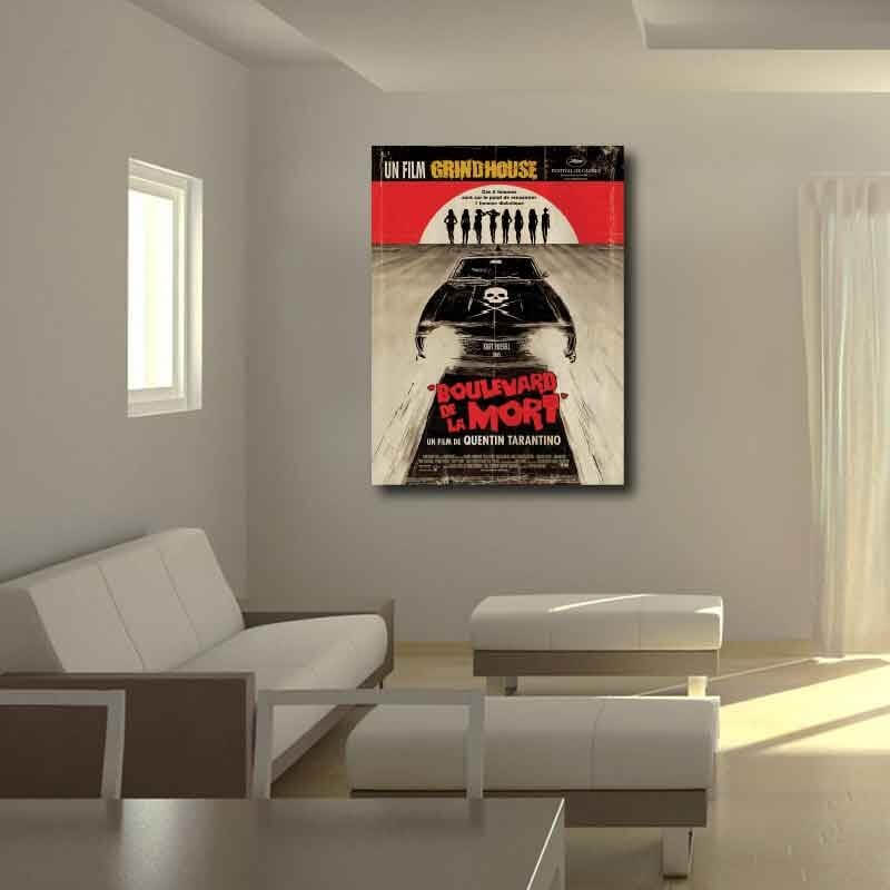 Πίνακας σε καμβά Death Proof 60x80 Τελαρωμένος καμβάς σε ξύλο με πάχος 2cm