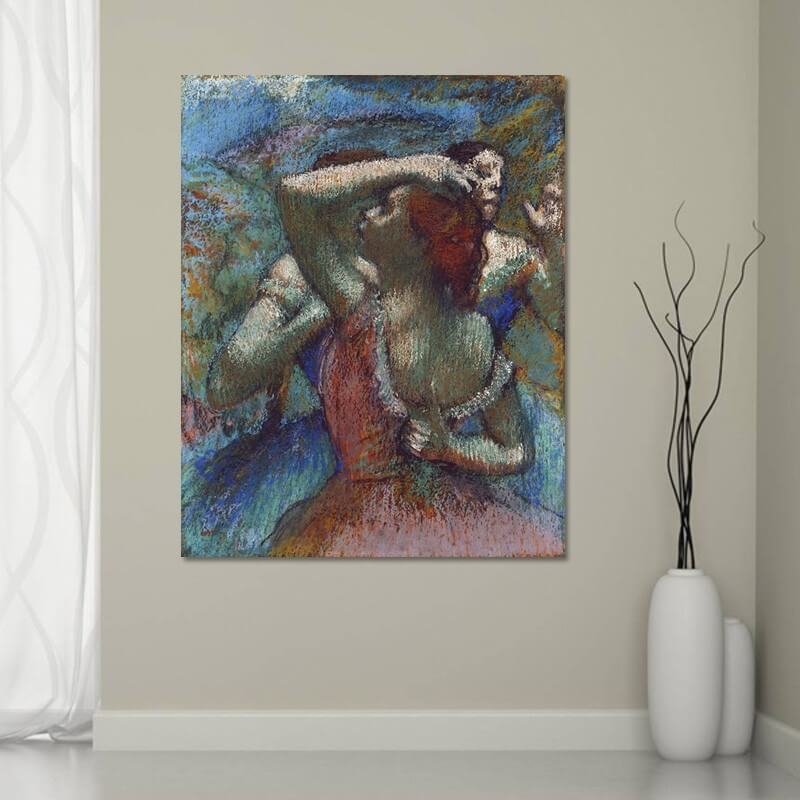 Πίνακας σε καμβά Degas - Dancers 40x51 Τελαρωμένος καμβάς σε ξύλο με πάχος 2cm