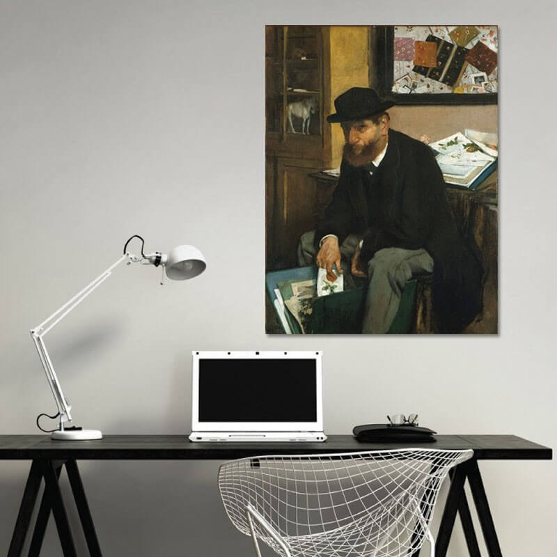Πίνακας σε καμβά Degas - The Amateur 90x120 Τελαρωμένος καμβάς σε ξύλο με πάχος 2cm