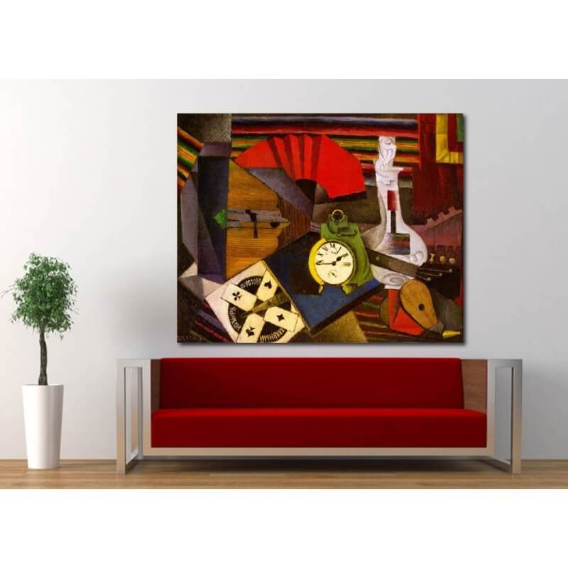 Πίνακας σε καμβά Diego Rivera The Alarm Clock 90x135 Τελαρωμένος καμβάς σε ξύλο με πάχος 2cm