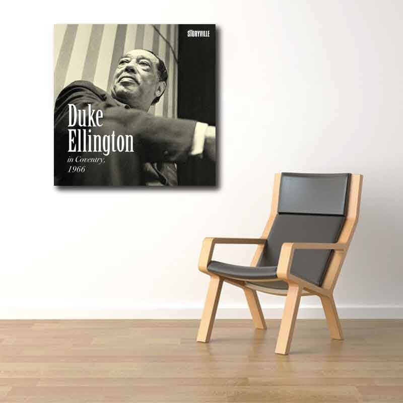 Πίνακας σε καμβά Duke Ellington 100x100 Τελαρωμένος καμβάς σε ξύλο με πάχος 2cm