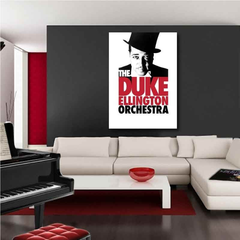 Πίνακας σε καμβά Duke Ellington - The Ochestra 70x100 Τελαρωμένος καμβάς σε ξύλο με πάχος 2cm