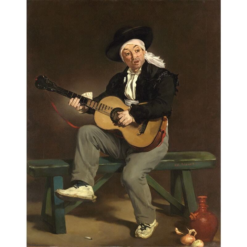 Πίνακας σε καμβά Edouard Manet - The Spanish singer